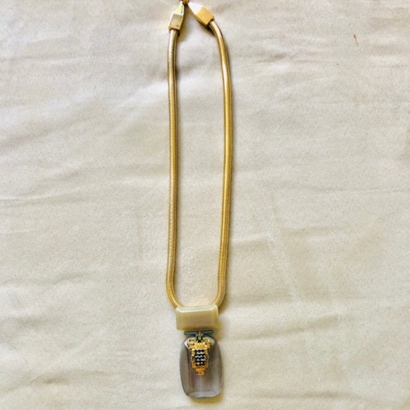 SOLD! Marni Jeweled Pendant Necklace - Picture 3 of 8